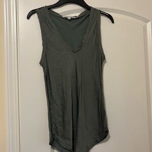 Young, fabulous & Broke tank size medium sage green